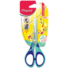 Ножницы симметричные Maped "Essentials Soft", 13 см