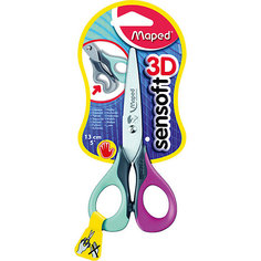 Ножницы для левшей Maped "Sensoft", 13 см