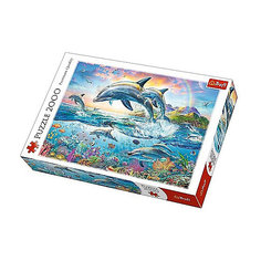 Пазлы «Счастливые дельфины», 2000 деталей Trefl