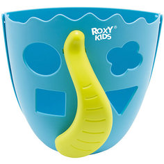 Органайзер для игрушек в ванную Roxy-Kids Dino, мятный