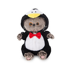 Мягкая игрушка Budi Basa Кот Басик Baby в костюме пингвина, 20 см