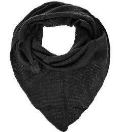 Серый вязаный платок Trussardi Jeans