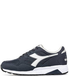 Текстильные кроссовки с контрастными вставками Diadora