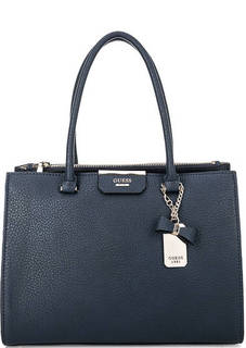 Синяя сумка с двумя отделами Guess