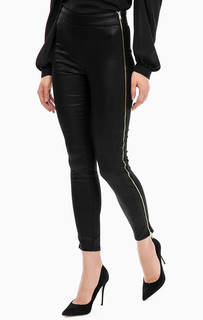 Хлопковые брюки с декоративными молниями Marciano Guess