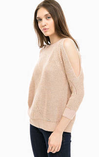 Джемпер с вырезами на рукавах Guess