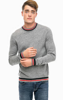 Серый джемпер из шерсти и кашемира Strellson