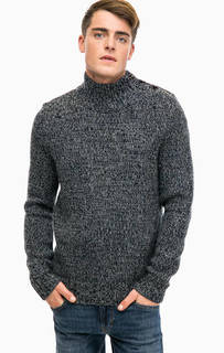 Вязаный свитер с высоким воротом Strellson