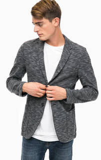 Серый хлопковый пиджак Strellson