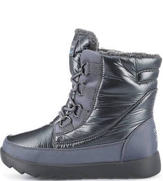 Высокие утепленные ботинки из текстиля Skechers