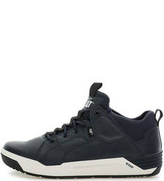 Кожаные кроссовки с текстильными вставками Caterpillar