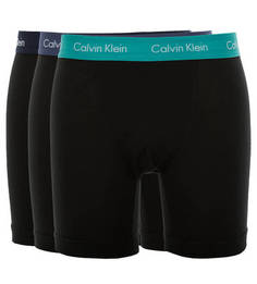 Комплект из трех черных трусов-боксеров Calvin Klein