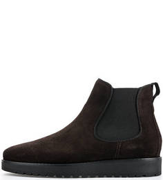 Замшевые полусапоги челси на танкетке Tommy Hilfiger