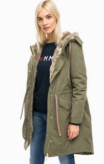 Парка с капюшоном и карманами Tommy Hilfiger