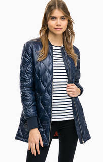 Удлиненная куртка синего цвета Hilfiger Denim
