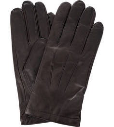 Кожаные перчатки с шерстяной подкладкой Eleganzza