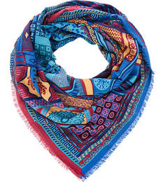 Платок синего цвета Eleganzza