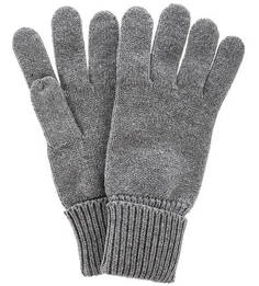 Серые вязаные перчатки Gant