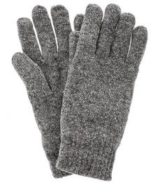 Утепленные вязаные перчатки Gant