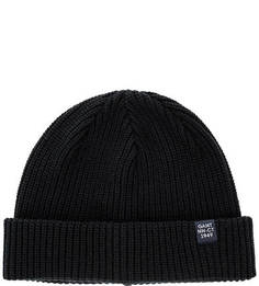 Хлопковая вязаная шапка Gant