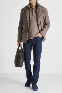 Шерстяной свитер поло Canali