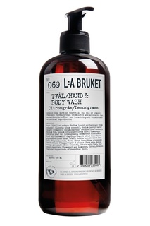 Жидкое мыло для тела и рук 069 Citrongras/Lemograss Tval, 450 ml L:A Bruket