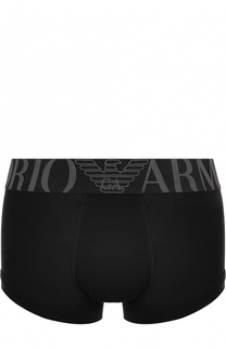 Хлопковые боксеры с широкой резинкой Emporio Armani