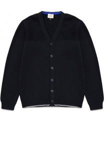 Хлопковый кардиган на пуговицах Armani Junior
