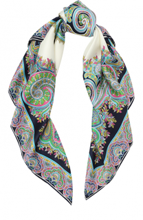 Шелковый платок с принтом Michele Binda