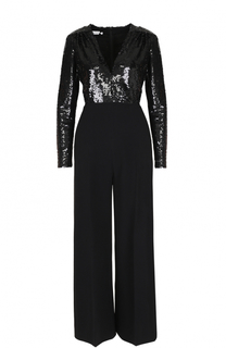 Приталенный комбинезон с длинным рукавом и пайетками Stella McCartney