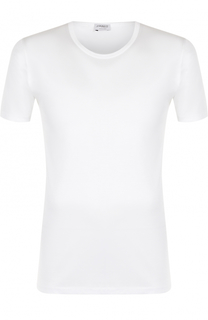 Хлопковая футболка с круглым вырезом Zimmerli