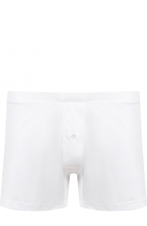 Хлопковые боксеры со скрытой резинкой Zimmerli