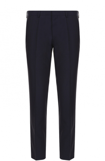 Шерстяные брюки прямого кроя BOSS