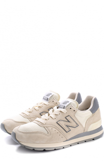 Замшевые кроссовки 995 на шнуровке New Balance