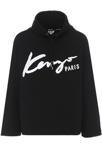Хлопковый свитшот с воротником-стойкой Kenzo