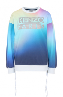 Хлопковый свитшот с логотипом бренда Kenzo