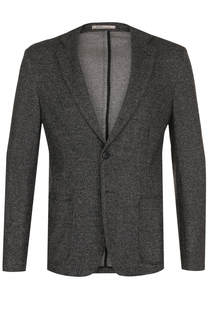 Однобортный пиджак из вискозы Armani Collezioni