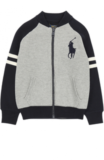 Кардиган джерси с контрастной отделкой Polo Ralph Lauren