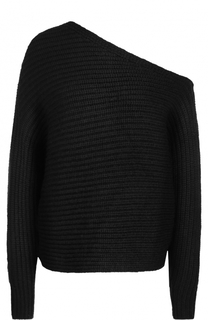 Свитер фактурной вязки с открытым плечом T by Alexander Wang