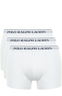 Комплект из трех хлопковых боксеров с широкой резинкой Polo Ralph Lauren