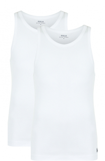 Комплект из трех хлопковых маек с круглым вырезом Polo Ralph Lauren