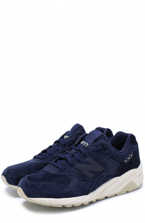 Замшевые кроссовки 580 на шнуровке New Balance