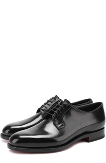 Классические кожаные дерби Santoni