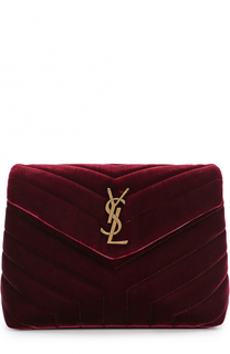 Сумка Monogram из бархата Saint Laurent