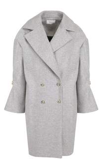 Двубортное шерстяное пальто с укороченным рукавом Carven