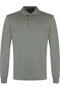 Хлопковое поло с длинными рукавами Polo Ralph Lauren