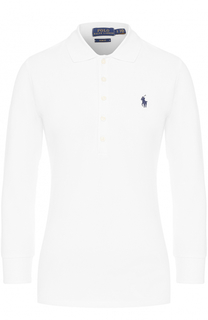 Хлопковое поло с длинным рукавом Polo Ralph Lauren