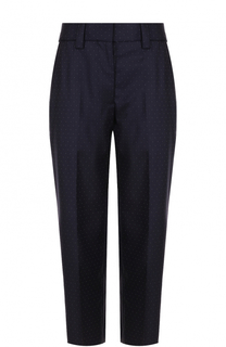 Укороченные шерстяные брюки в горох Acne Studios