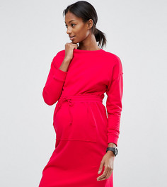 Трикотажное платье для беременных ASOS Maternity - Красный