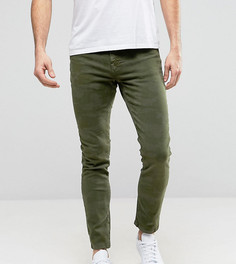 Зеленые камуфляжные джинсы скинни Brooklyn Supply Co - Зеленый